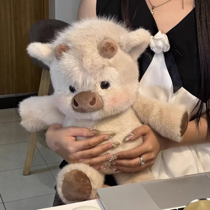 Interactive Smile Cow Plush