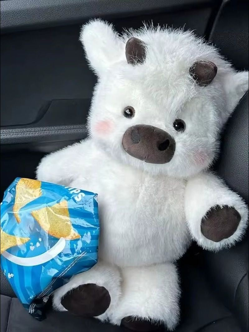 Interactive Smile Cow Plush